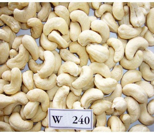 W240 Cashew Nuts, Color : White