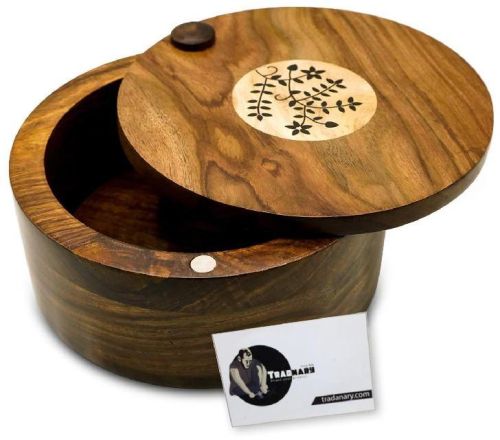 Round Magnetic Lock Wooden Wooden Hot Pot, For Kitchen, Capacity : 2 Liter