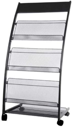 Generic Iron Magazine Display Rack, Size : Multisizes