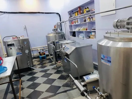 EVT-MIX-201 Stainless Steel Ice Cream Plant, Certification : ISO 9001:2008