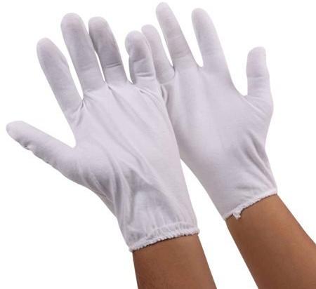 Cotton Hand Gloves, For Domestic, Laboratory Industry, Certification : CE Certified