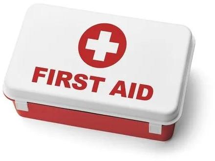 Non Polished Plastic First Aid Box, For Medical Use, Shape : Rectangular