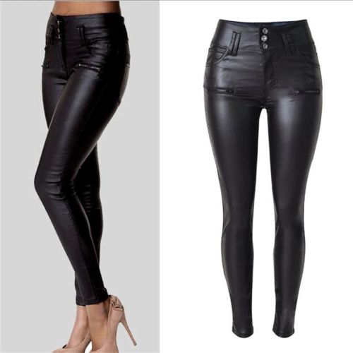 Plain Ladies Leather Pants, Size : Multisize