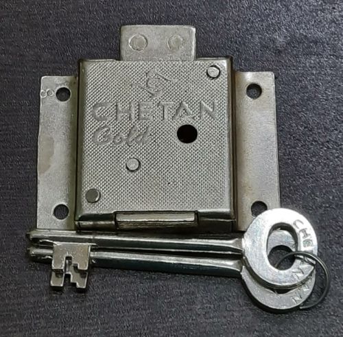 Manual Rectangular Aluminium Cup Board Lock, For Drawer Use, Almirah Use, Office Use, Size : 70MM