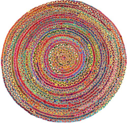 Round Braided Rugs, For Floor, Pattern : Plain