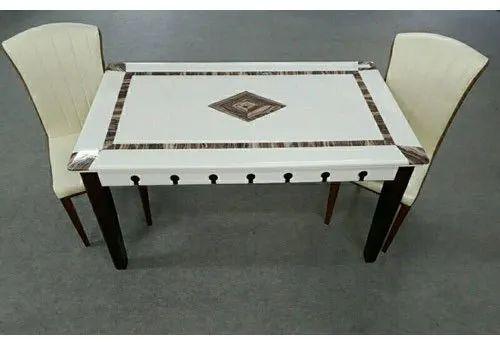 2 Seater Marble Dining Sets, For Home, Hotel, Restaurant, Feature : Attractive Designs, Crack Resistance