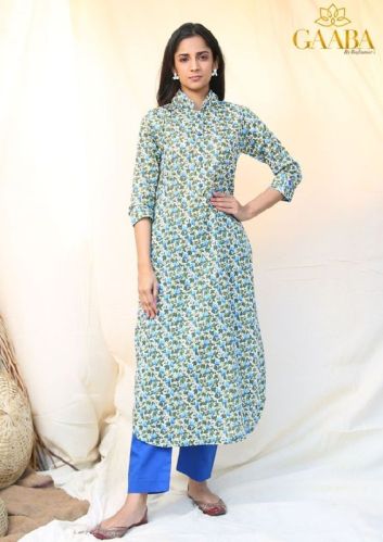 Bird Of Paradise Cotton Kurta Pant Set