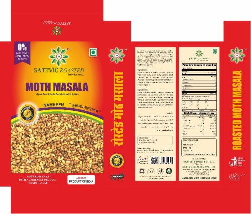 Sattvic Moth Masala Namkeen, Taste : Salty