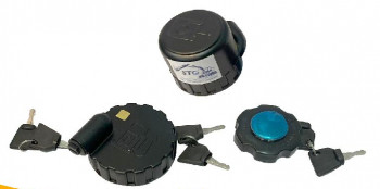 Metal Diesel Hyd Tank Caps, Shape : Round