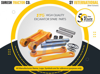 Polished Metal Excavator Spare Parts, Color : Black