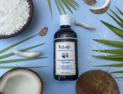 Petals Activated Charcoal Shampoo, Packaging Type : Plastic Bottle