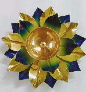 Designer Artifical Flower Diya, For Decoration Use, Feature : Moisture Proof