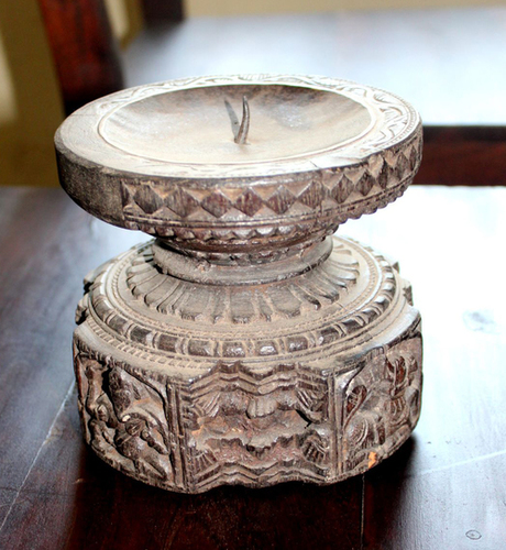 Carved Candle Holder, For Coffee Shop, Holiday Gifts, Home Decoration, Table Centerpieces, Size : Mutlisize