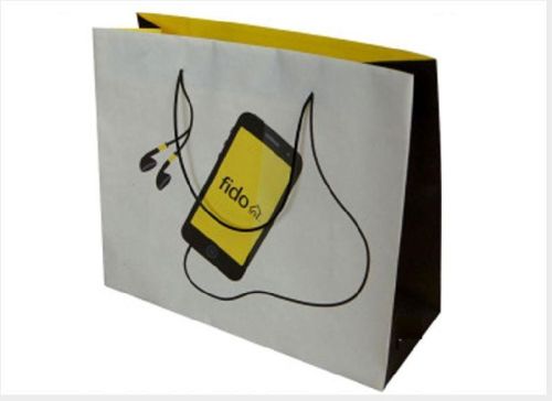 Printed Mobile Carrying Paper Bag, Closing Type : Non Zipper