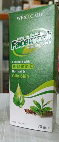 Neem Tulsi Face Wash, Packaging Size : 75 GRAM