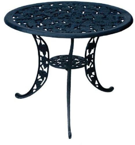 Cast Aluminium Round Grden Table, For Garden, Size : Standard