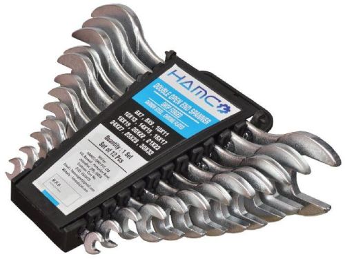 Double Open Ended Jaw Spanner 12 Pcs Set