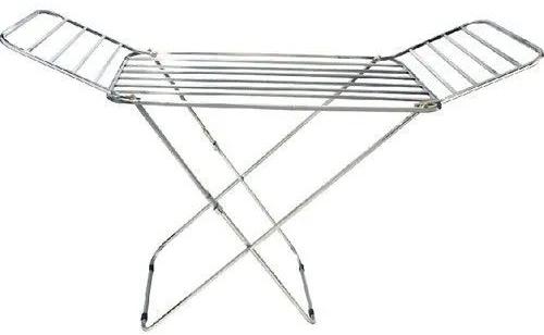 Polished Stainless Steel Shelf Rack, Color : Silver