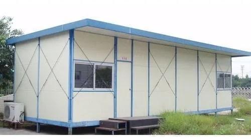 Rectangular Polished FRP Prefabricated Guest House, For Construction, Color : Blue, White