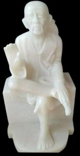 Marble Sai Baba Statue, Pattern : Plain