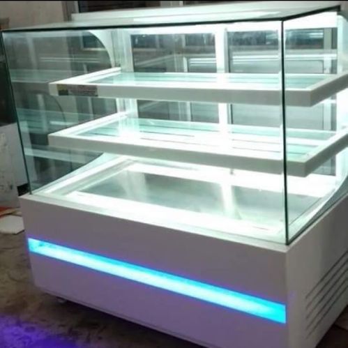 Electric Cake Display Counter, Voltage : 110V