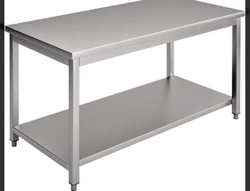 Stainless Steel Work Table With Undershelf, For Kitchenware, Feature : Good Quality