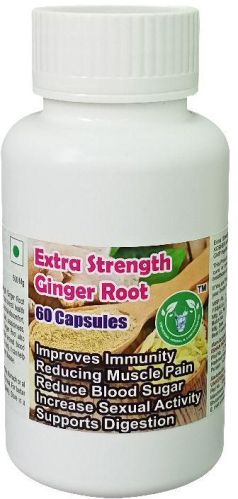 Extra Strength Ginger Root Capsule - 60 Capsules