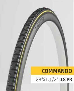 Rubber Commando Bicycle Tyre, Feature : Heat Resistance, Heavy Loadable, Long Life, Non Slipable