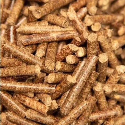 Round Wooden 12 Mm Biomass Pellets, For Industrial, Color : Brown