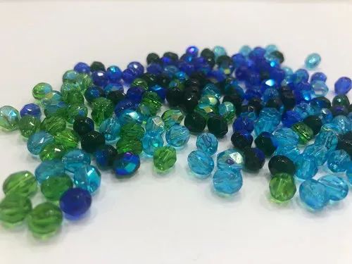 Glass Fire Polish Beads, For Garments Decoration, Clothing, Jewelry, Specialities : Light Weight, Fine Finishing