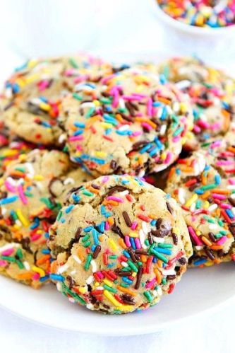 Rainbow Cookies, Taste : Sweet