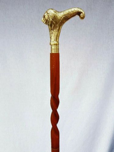 Antique Brass Handle Head New Designer Wooden Walking Stick Cane Victorian Gift
