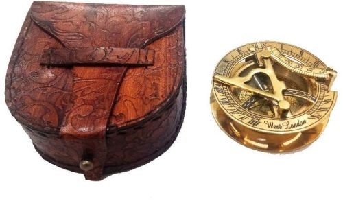 Antique Compass Brass Antique Round Sundial Vintage Dial