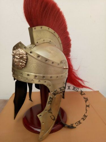Roman Gallic Sca/Larp Reenactment Maharani Helmet, Size : Adult Full Size