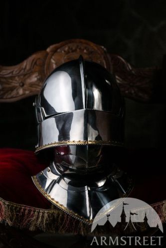 The Kingmaker SCA Sallet LARP SCA Medieval Reenactment Costume Armor