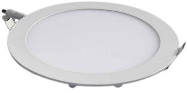 Gyam Round Iron 12W LED Panel Light, For Home, Mall, Hotel, Office, Lighting Color : Pure White