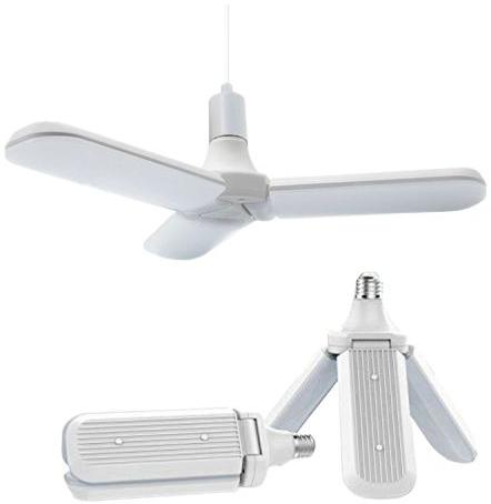 Gyam Iron 40W LED Fan Light, For Home, Mall, Hotel, Lighting Color : Pure White