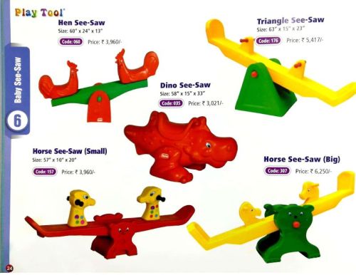 Play Tool Plastic Baby Seesaw, Size : Multisize