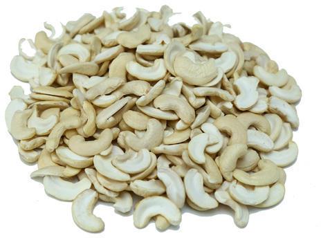 Split Cashew Nuts, Packaging Type : White for Sweets, Snacks, Food