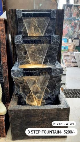 3 Step Water Fountain, Shape : Square