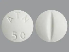 Atenolol 50 Mg Tablets, Grade : Medicine Grade