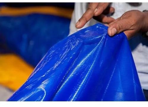 Plain LDPE Mulching Tarpaulin Sheet, Color : Blue