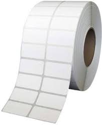 Chrome Paper Barcode Label Roll, Design Type : Plain