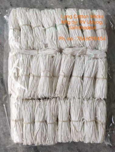 Long Cotton Wicks, Size : Standard