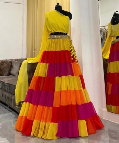 Stylish Lehenga Choli, Color : Multicolors