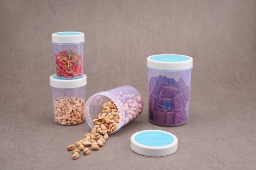 Hexagon Plastic Household Container, Brand Name : Kairavi