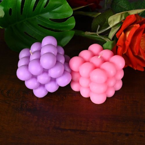 Glossy Big Bubble Candle, For Smokeless, Fine Finished, Attractive Pattern, Moisture Resistance, Smooth Texture