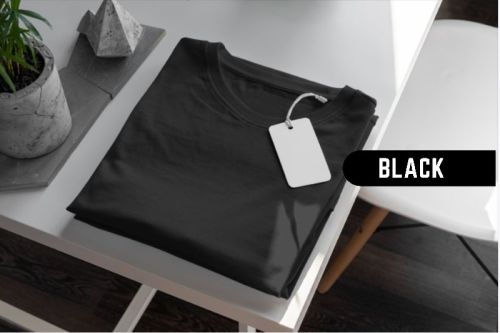 100% Combed Cotton Bio Wash Plain T Shirts