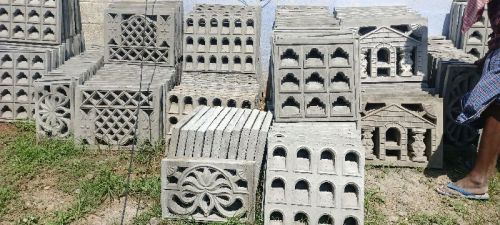 Rectangular Non Polished Cement Jali, For Home, Feature : Fine Finished, Optimum Quality