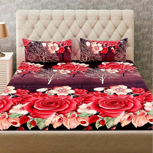 Printed Bed Sheet, For Home, Feature : Anti Shrink, Anti-Shrink